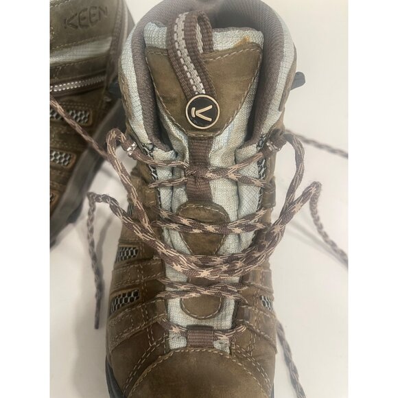 Keen Unisex Targhee II Mid Waterproof Hiking Boots Size 9W, 8M  Okive Brown - Picture 11 of 13